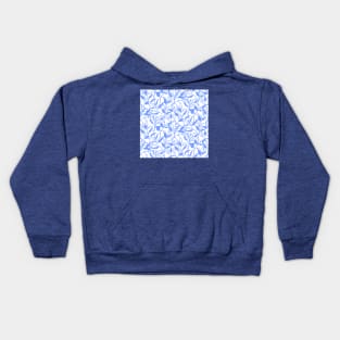 Periwinkle Blue Ferns Kids Hoodie